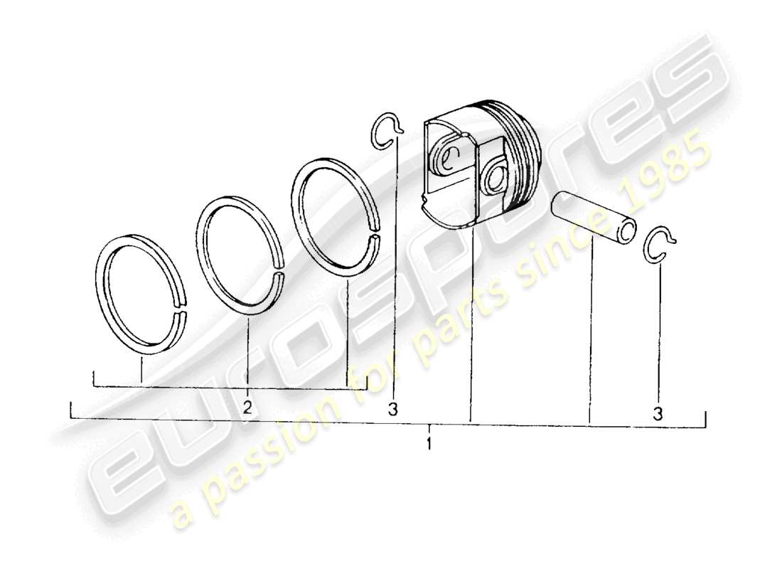 a part diagram from the porsche 2001 (986 boxster) parts catalogue