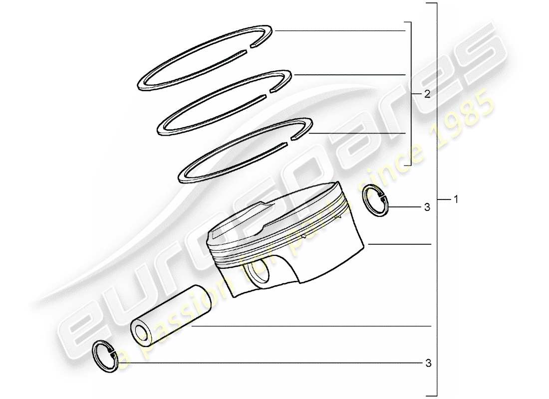 a part diagram from the porsche 2005 (carrera gt) parts catalogue