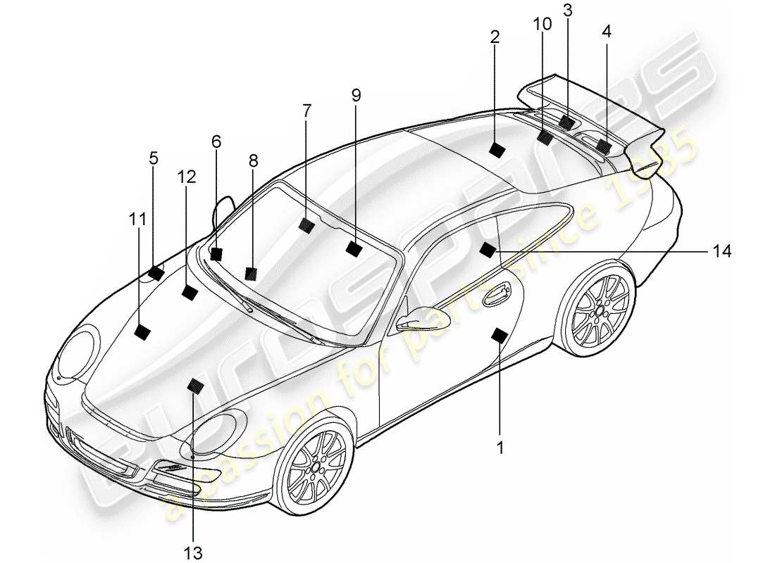 part diagram containing part number 7pp010707k