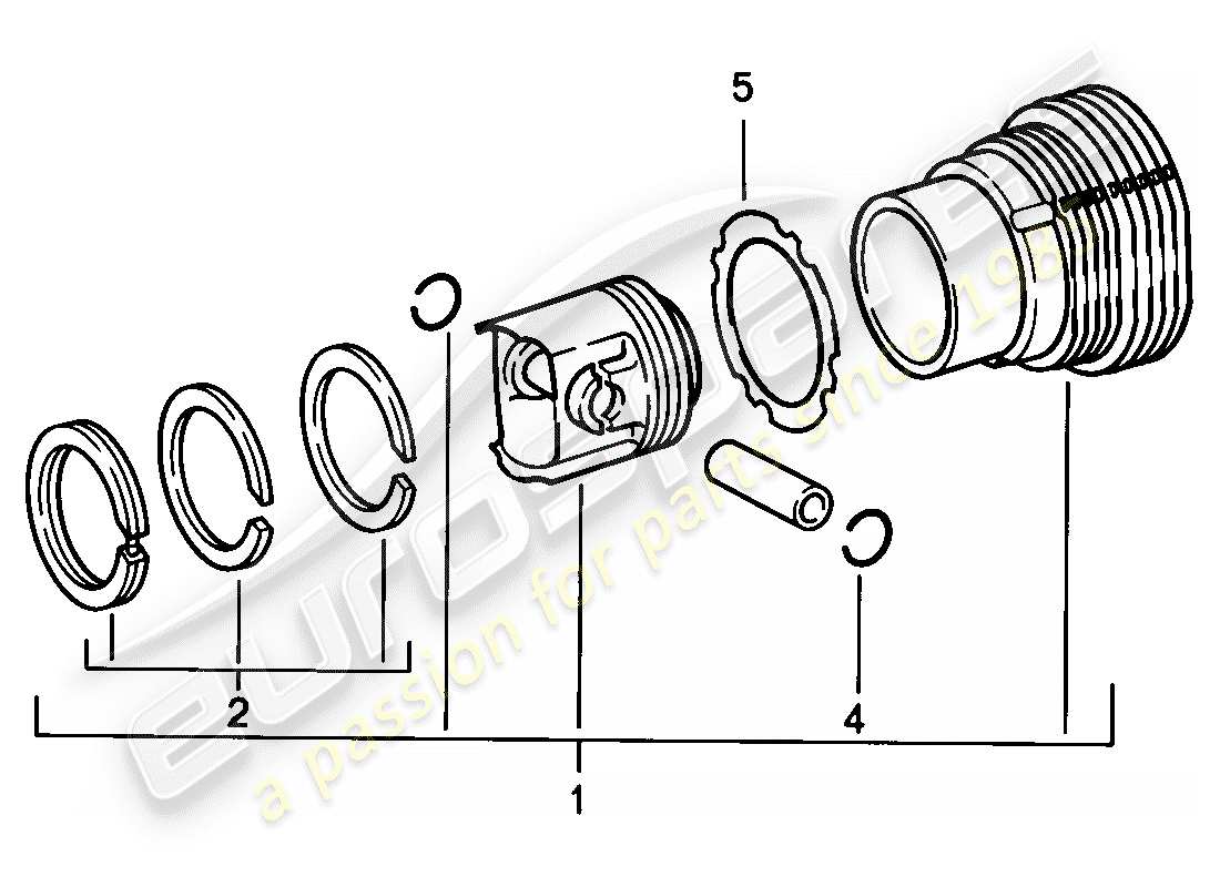 a part diagram from the porsche 1984 (911) parts catalogue