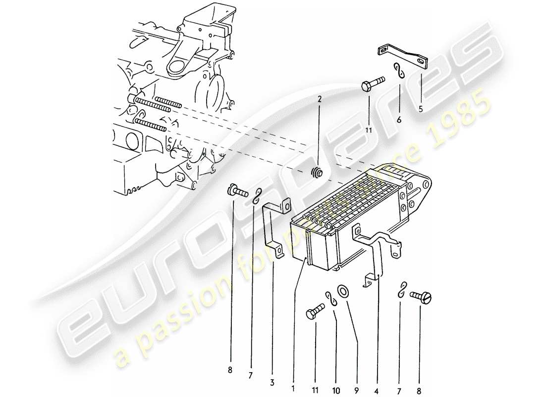 VIEW PARTS DIAGRAMS FROM THE PORSCHE 914 PARTS CATALOGUE a part diagram from the porsche 914 parts catalogue