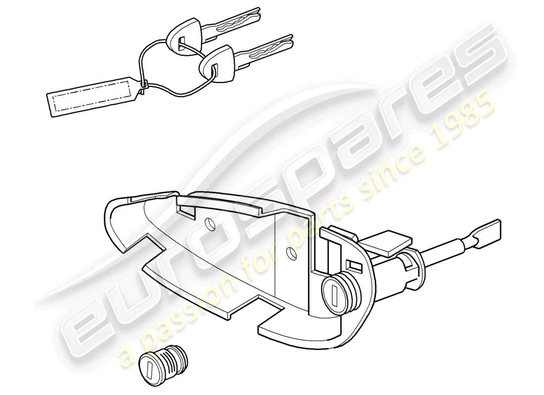 a part diagram from the porsche 2011 (987 boxster) parts catalogue