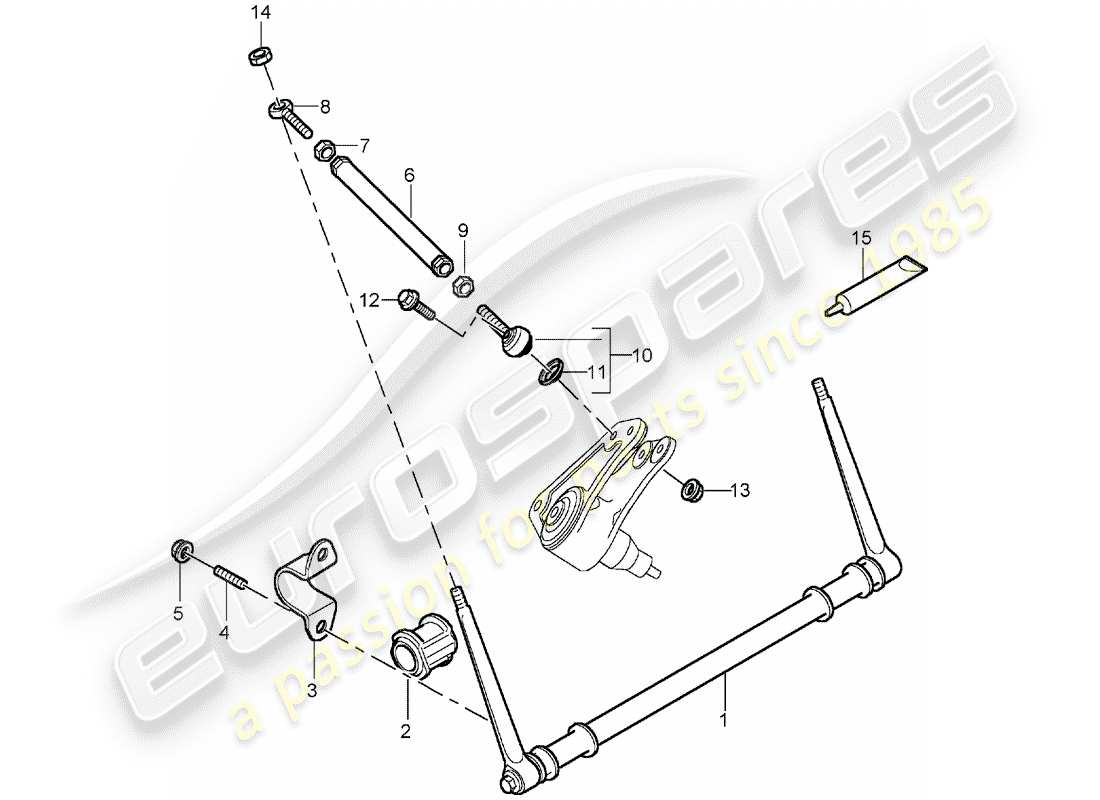 a part diagram from the porsche carrera gt parts catalogue
