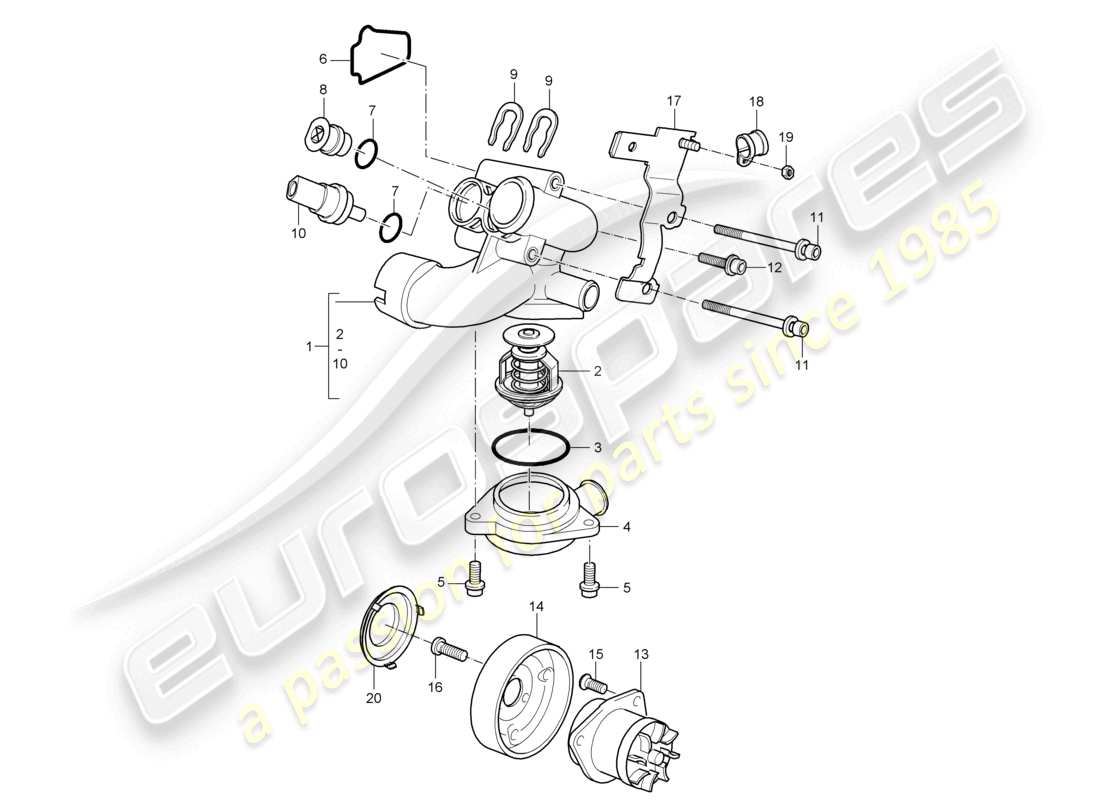 part diagram containing part number n10259901