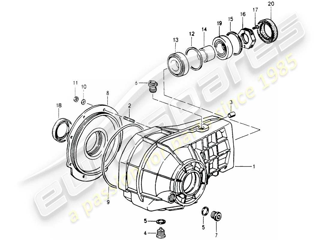 VIEW PARTS DIAGRAMS FROM THE PORSCHE 964 PARTS CATALOGUE a part diagram from the porsche 964 parts catalogue