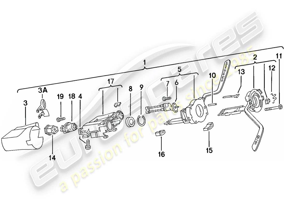 a part diagram from the porsche 1978 (924) parts catalogue