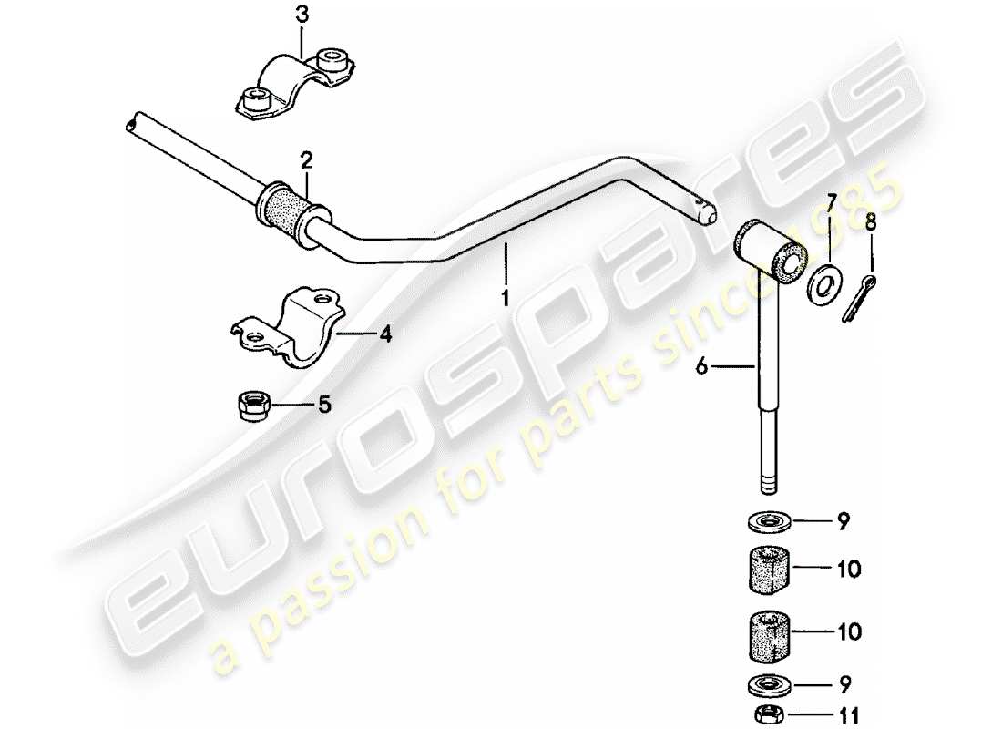 a part diagram from the porsche 1984 (924) parts catalogue