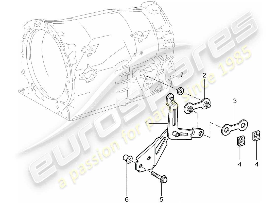 a part diagram from the porsche 997 parts catalogue