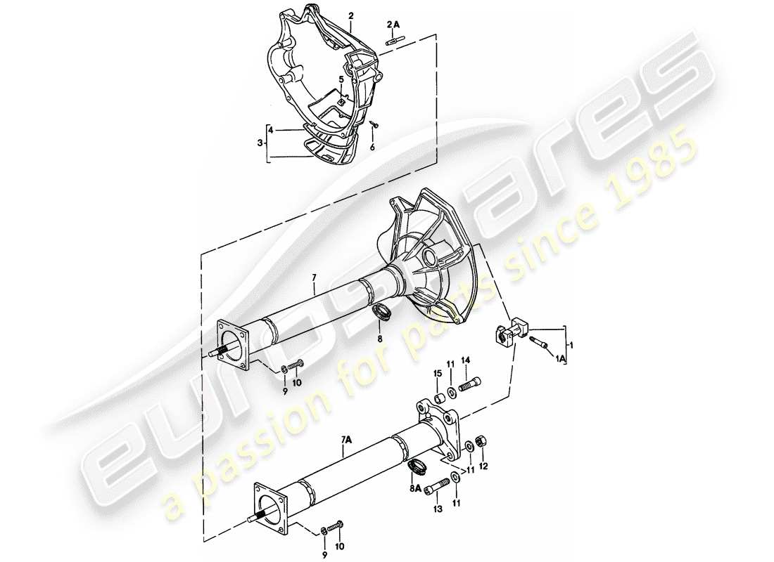 a part diagram from the porsche 1978 (924) parts catalogue