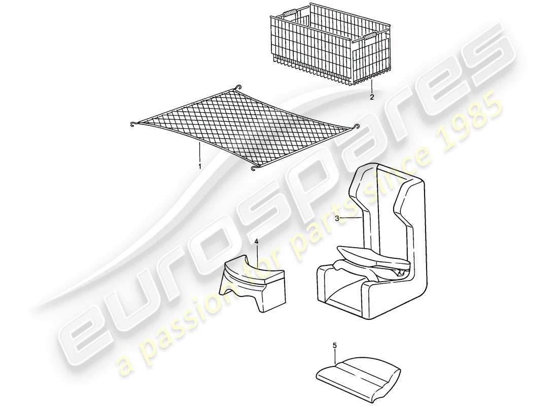 a part diagram from the porsche 1986 (924s) parts catalogue