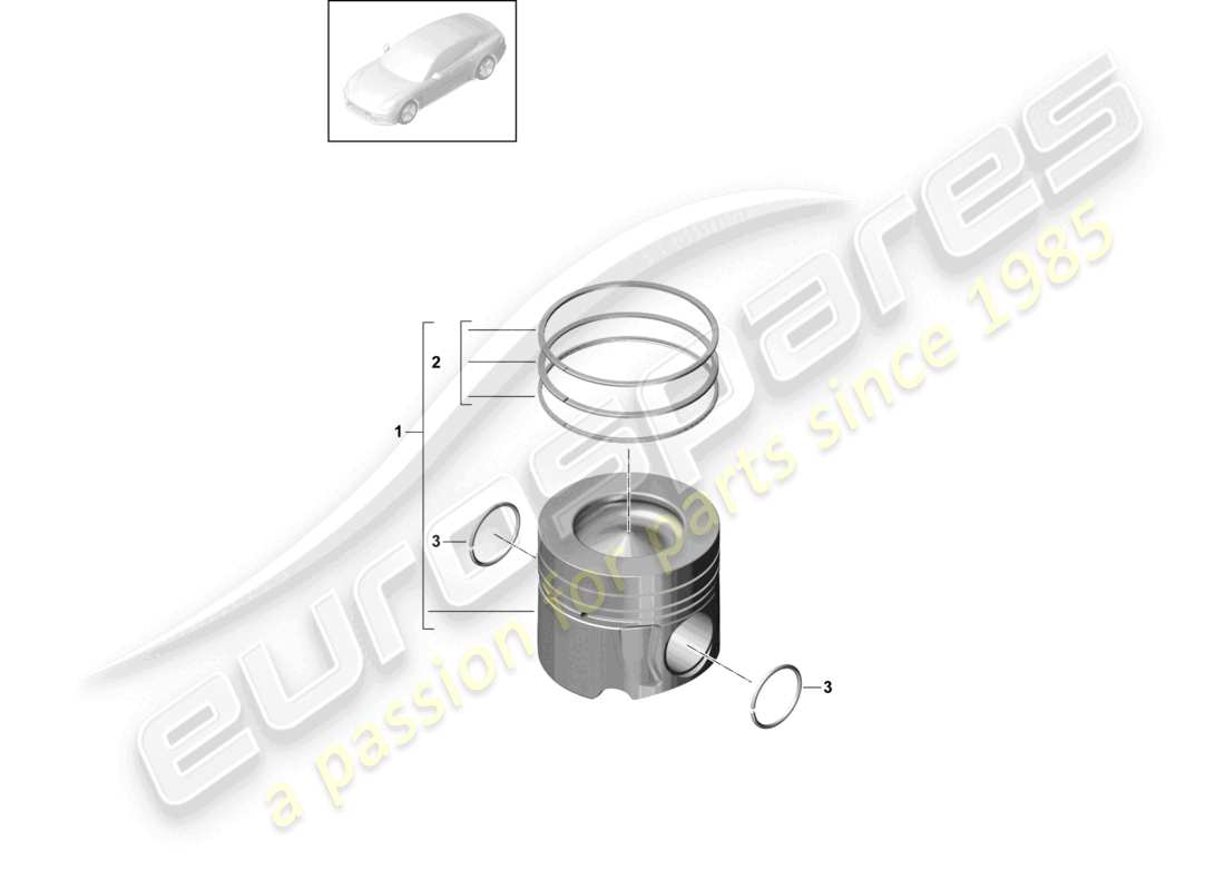 a part diagram from the porsche 2017 (panamera 971-1) parts catalogue