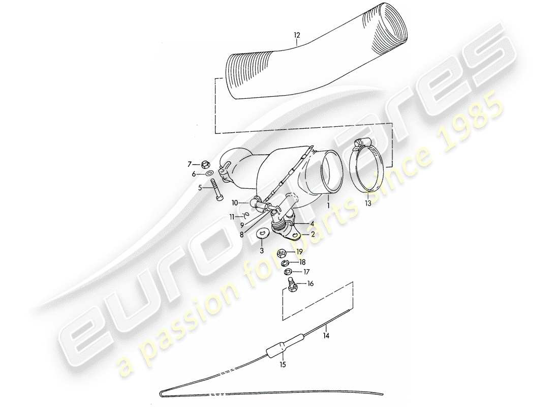 VIEW PARTS DIAGRAMS FROM THE PORSCHE 356 PARTS CATALOGUE a part diagram from the porsche 356 parts catalogue
