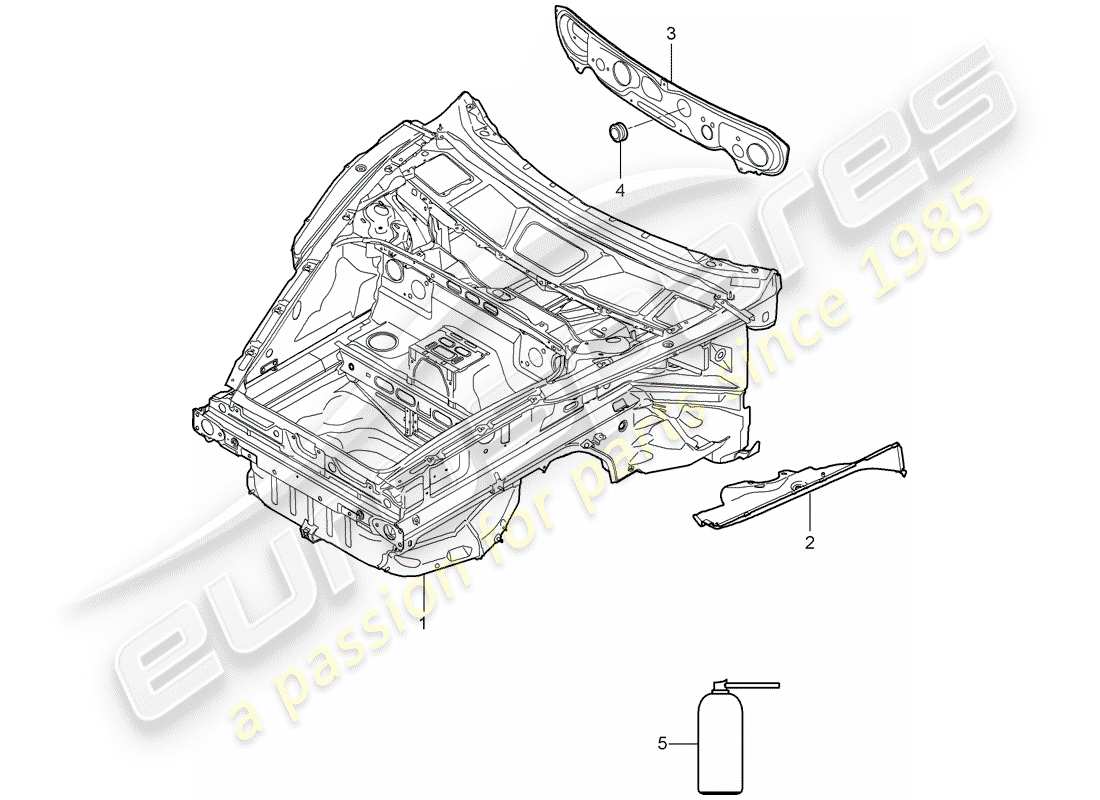 part diagram containing part number 98750191100grv