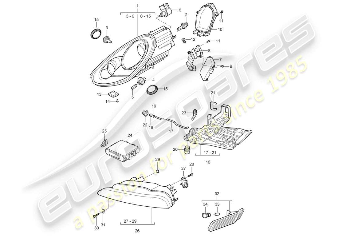 part diagram containing part number 98763109602