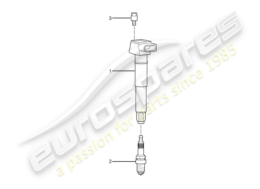 a part diagram from the porsche 2011 (987 boxster) parts catalogue