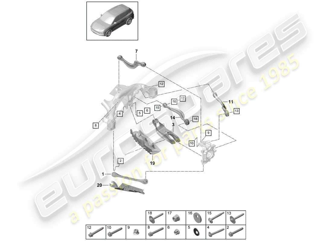 part diagram containing part number pab501530