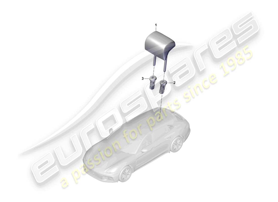 a part diagram from the porsche panamera parts catalogue