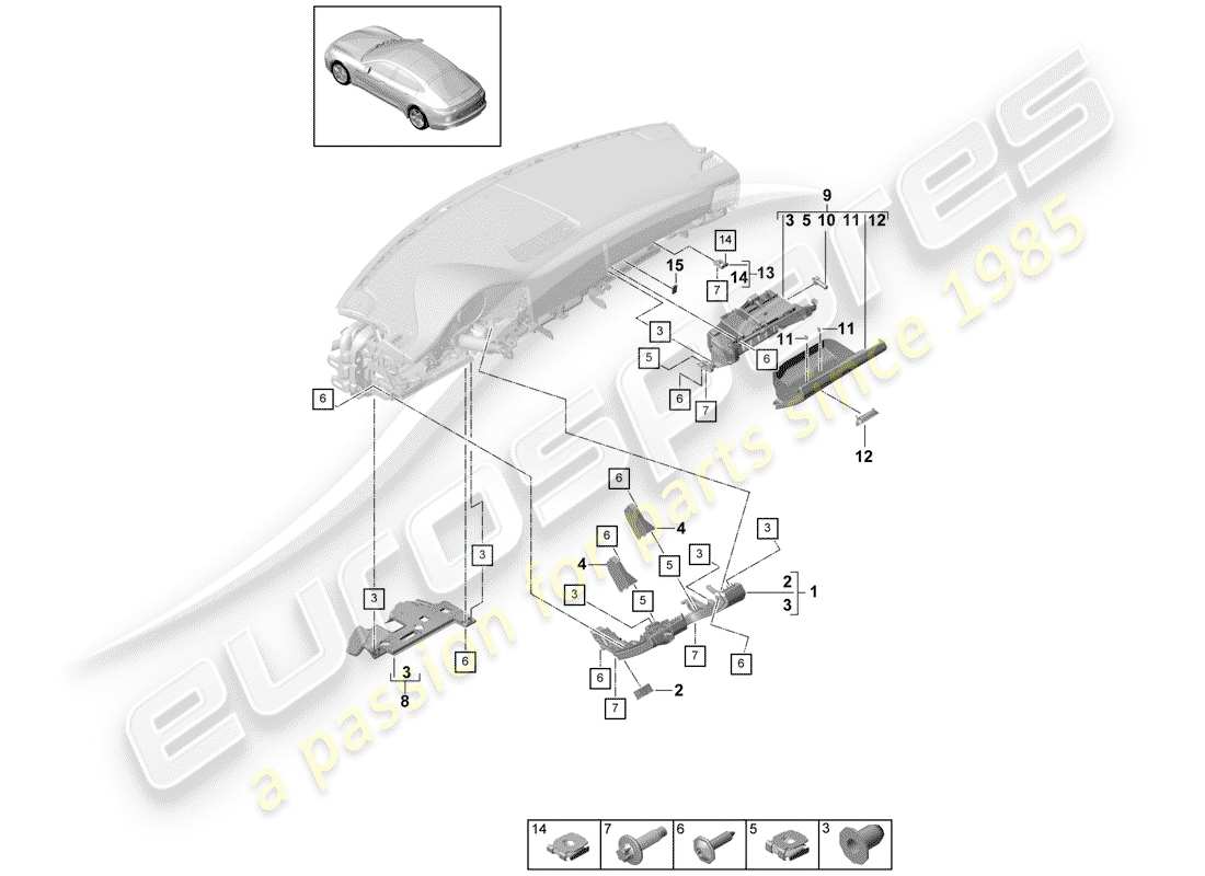 part diagram containing part number 971857095l on1