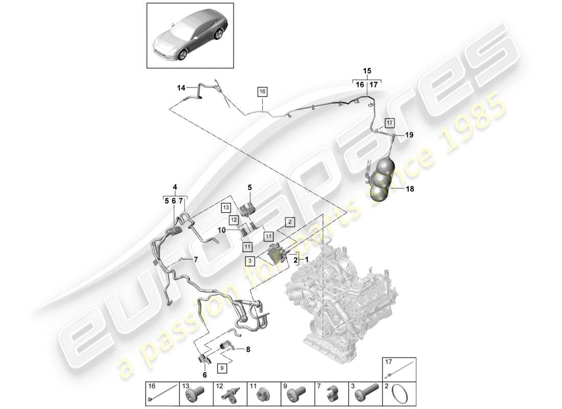 part diagram containing part number 9a7 131 055 21
