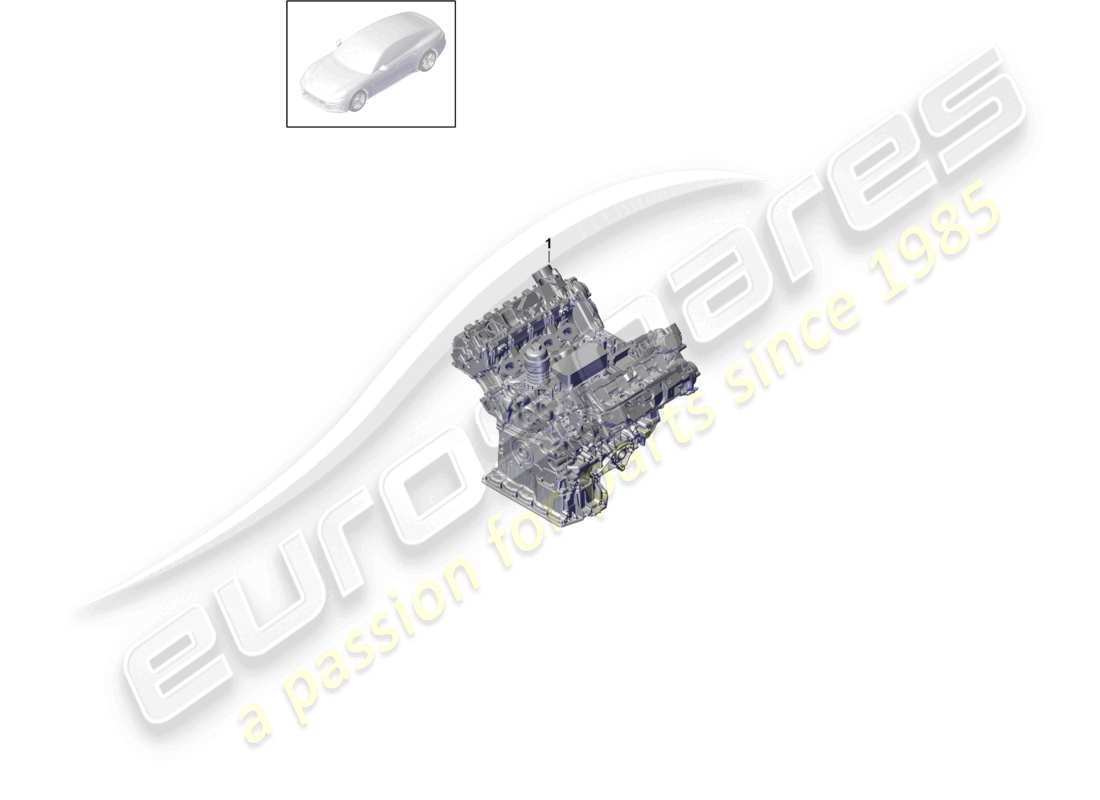 a part diagram from the porsche panamera parts catalogue