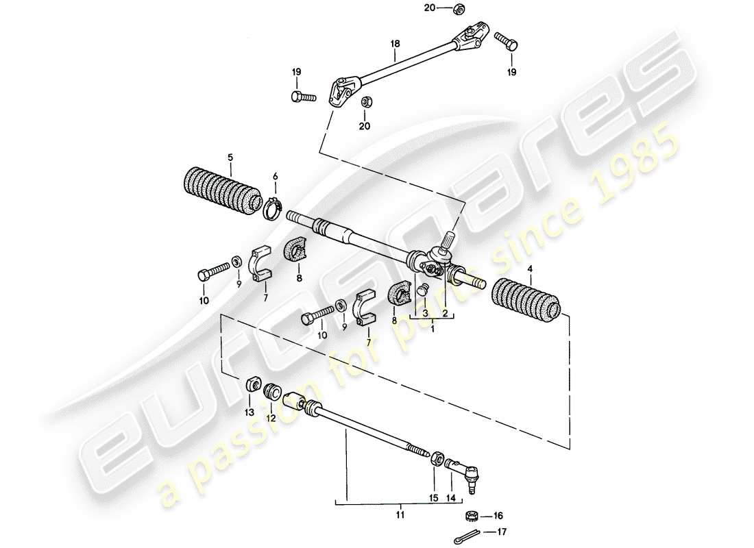a part diagram from the porsche 1983 (944) parts catalogue