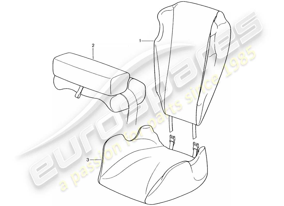 a part diagram from the porsche 1989 (tequipment) parts catalogue