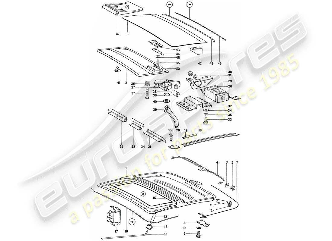 VIEW PARTS DIAGRAMS FROM THE PORSCHE 911 PARTS CATALOGUE a part diagram from the porsche 911 parts catalogue