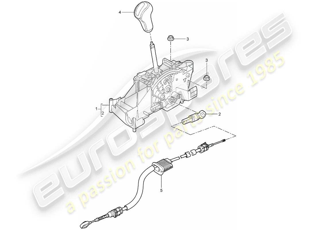 a part diagram from the porsche 997 parts catalogue