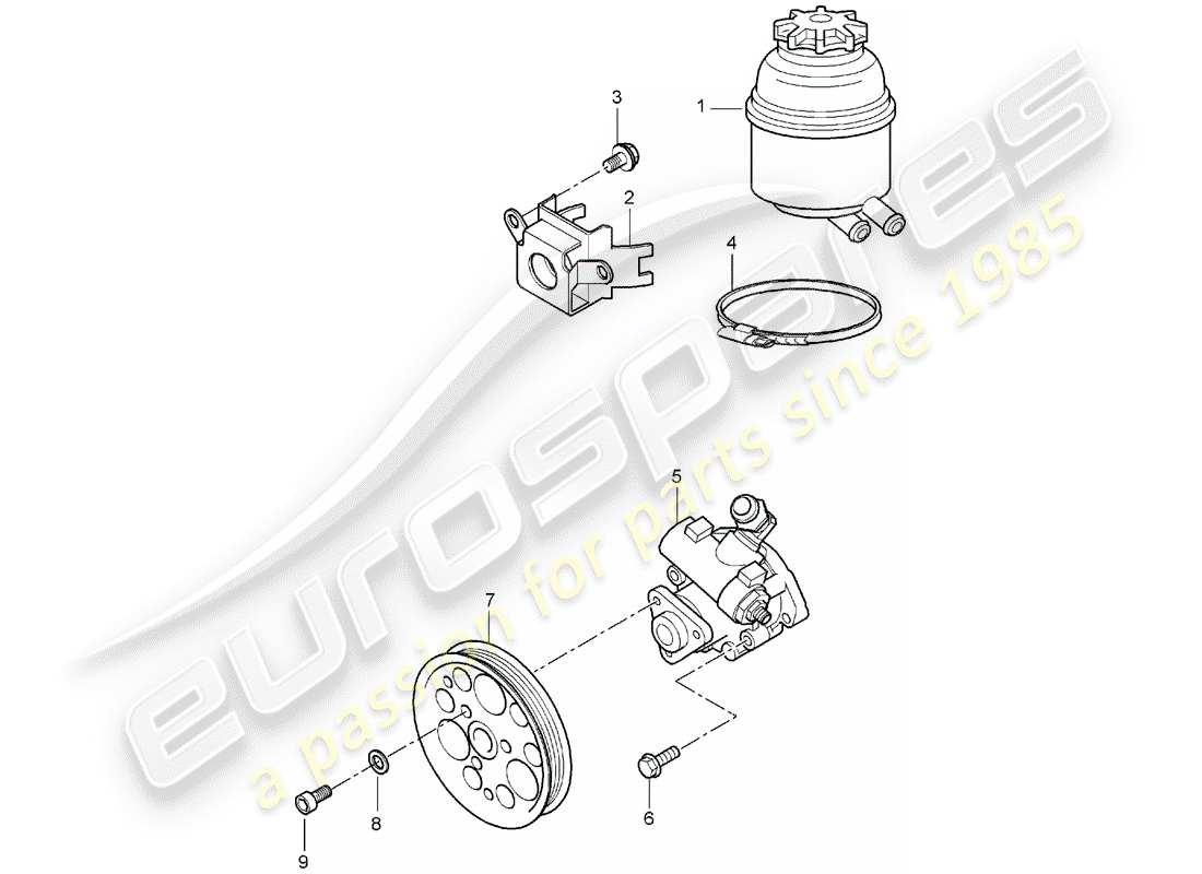 VIEW PARTS DIAGRAMS FROM THE PORSCHE CARRERA GT PARTS CATALOGUE a part diagram from the porsche carrera gt parts catalogue