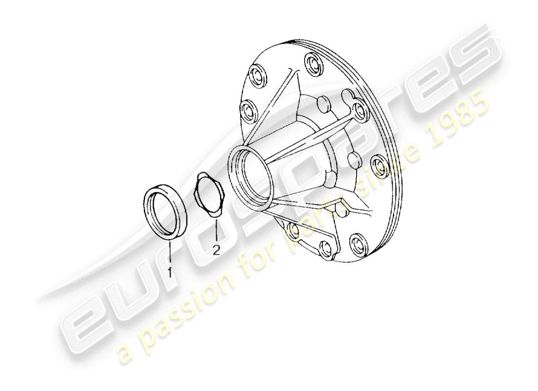 a part diagram from the porsche 1997 (986 boxster) parts catalogue