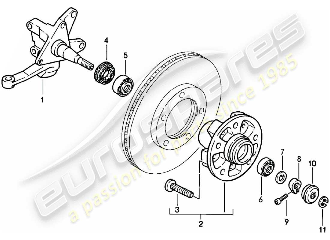 a part diagram from the porsche 1982 (924) parts catalogue