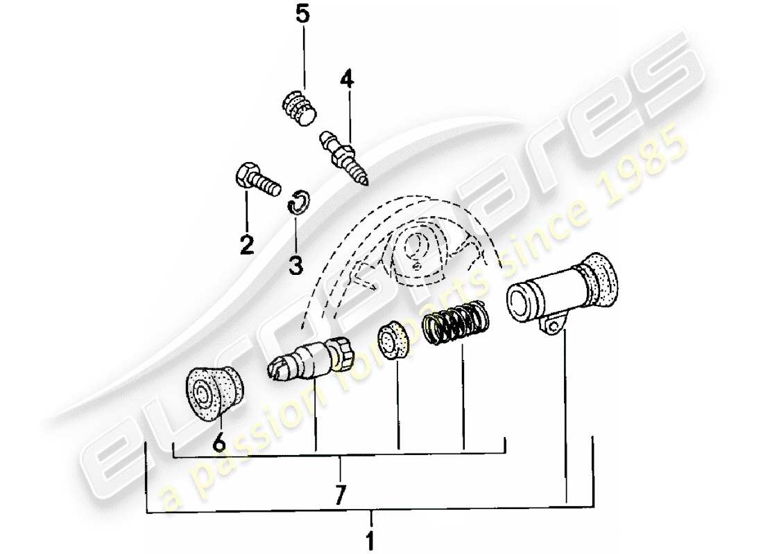 a part diagram from the porsche 1980 (924) parts catalogue