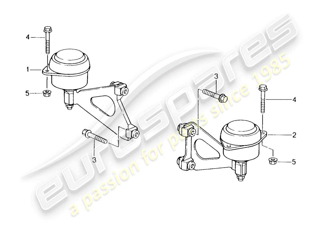 a part diagram from the porsche 2003 (986 boxster) parts catalogue