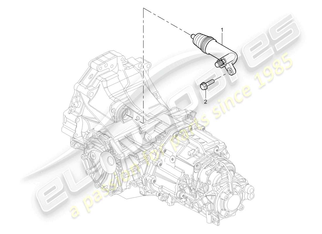 a part diagram from the porsche 2005 (987 boxster) parts catalogue