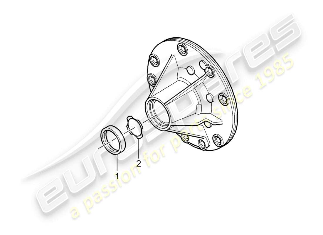 a part diagram from the porsche 2006 (987 boxster) parts catalogue