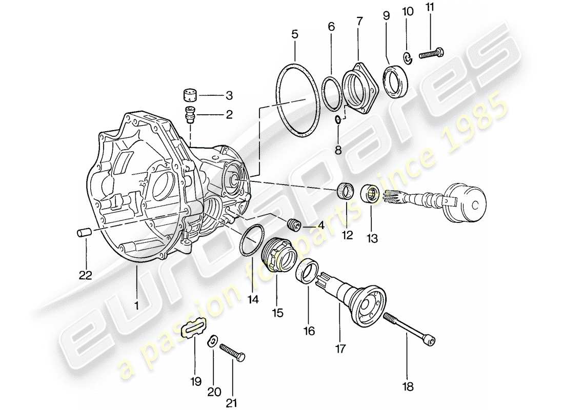 a part diagram from the porsche 1978 (924) parts catalogue