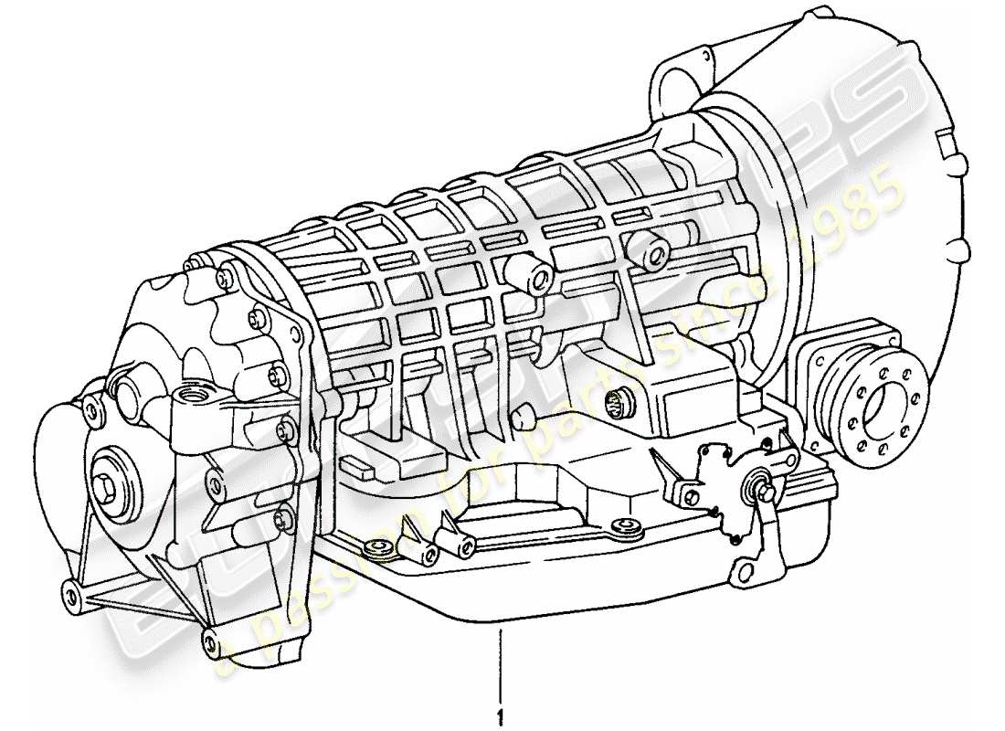 a part diagram from the porsche 1996 (993) parts catalogue