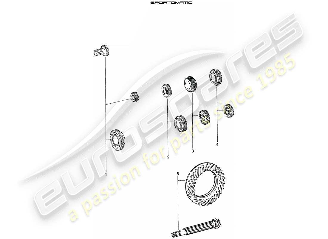 a part diagram from the porsche 1974 (914) parts catalogue