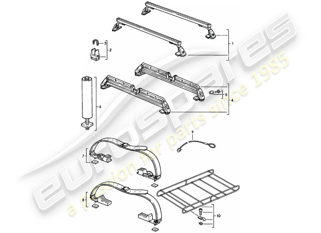a part diagram from the porsche 1984 (924) parts catalogue