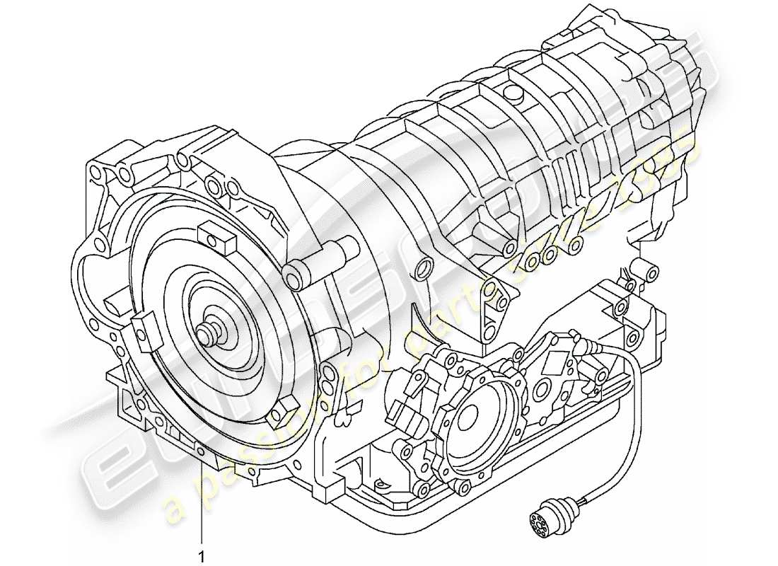 a part diagram from the porsche 1993 (refurbished and exchange catalogue) parts catalogue