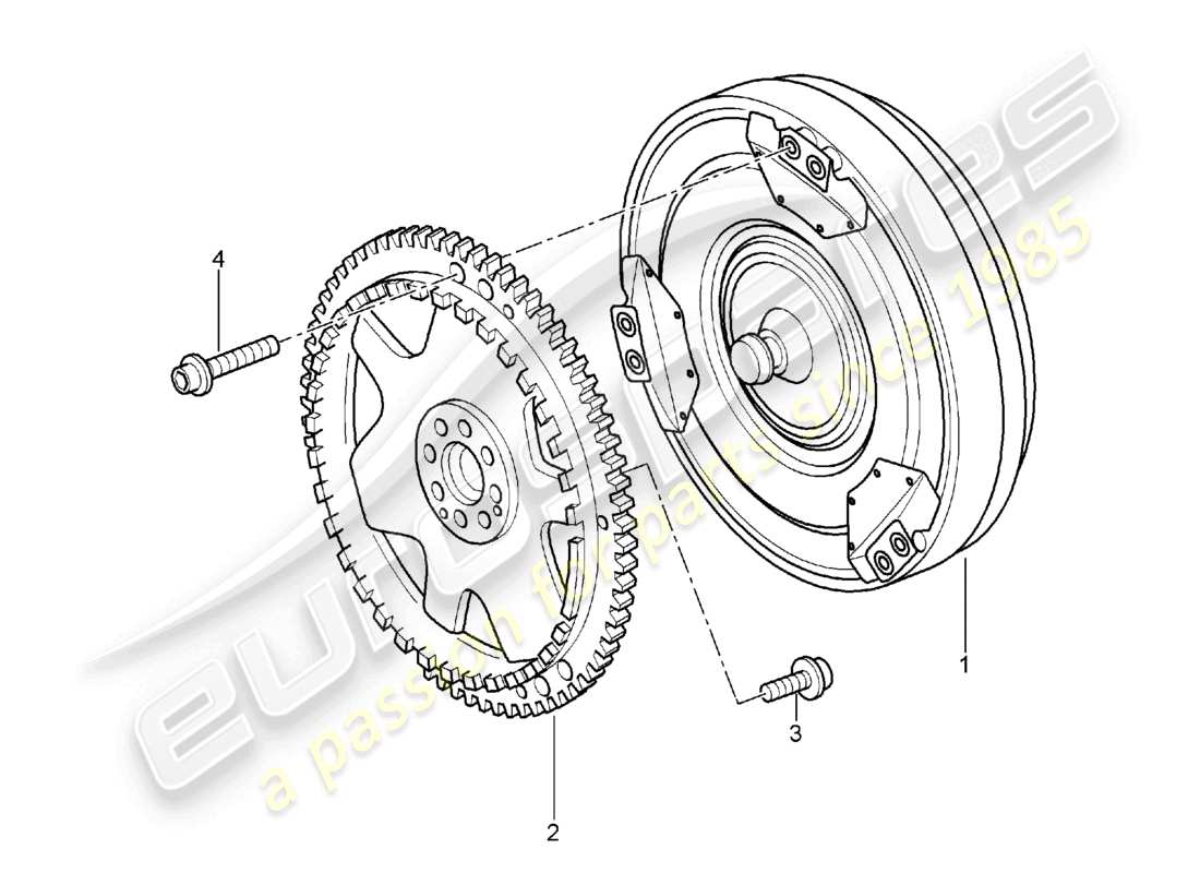 a part diagram from the porsche boxster parts catalogue
