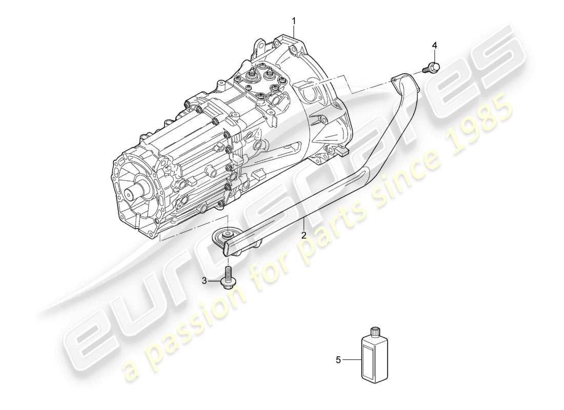 a part diagram from the porsche 2006 (cayenne e1 9pa) parts catalogue