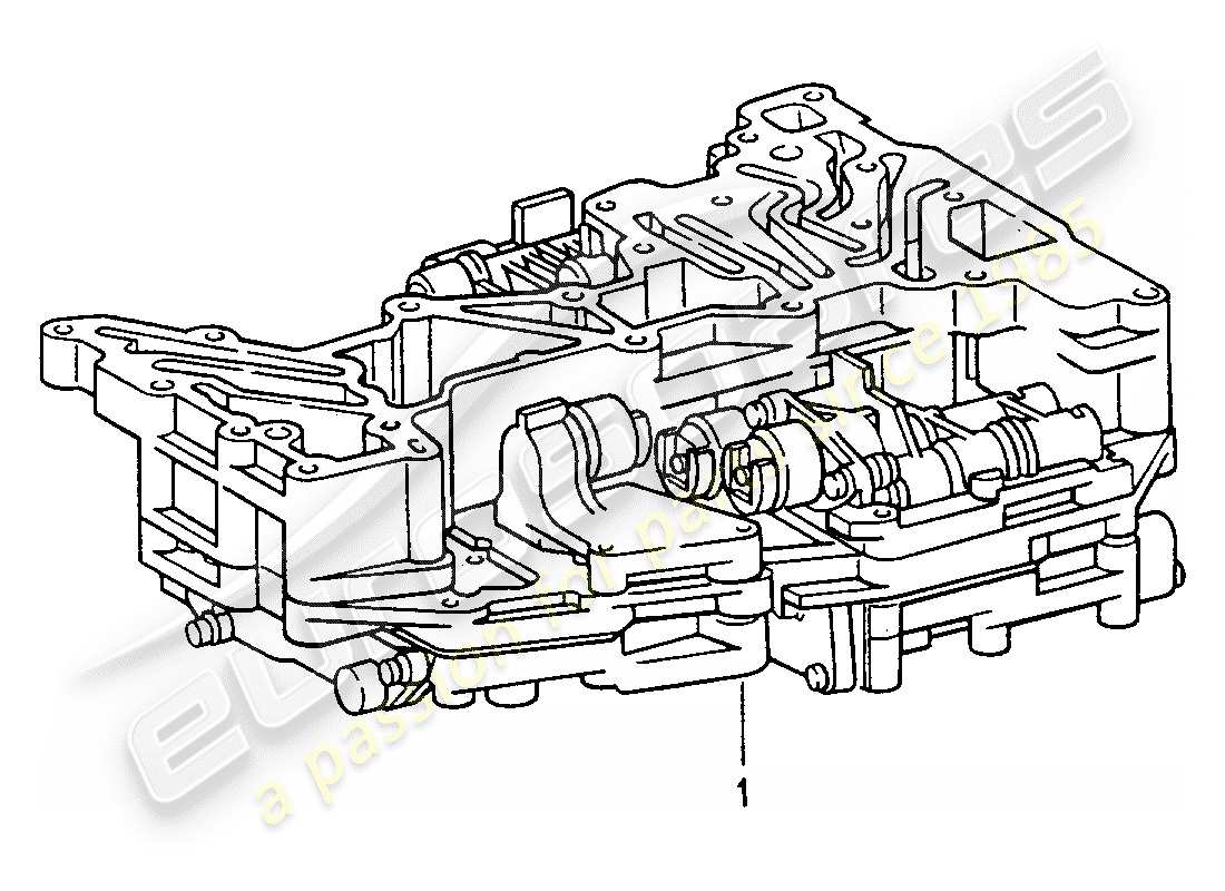 a part diagram from the porsche accessories and tequipment parts catalogue