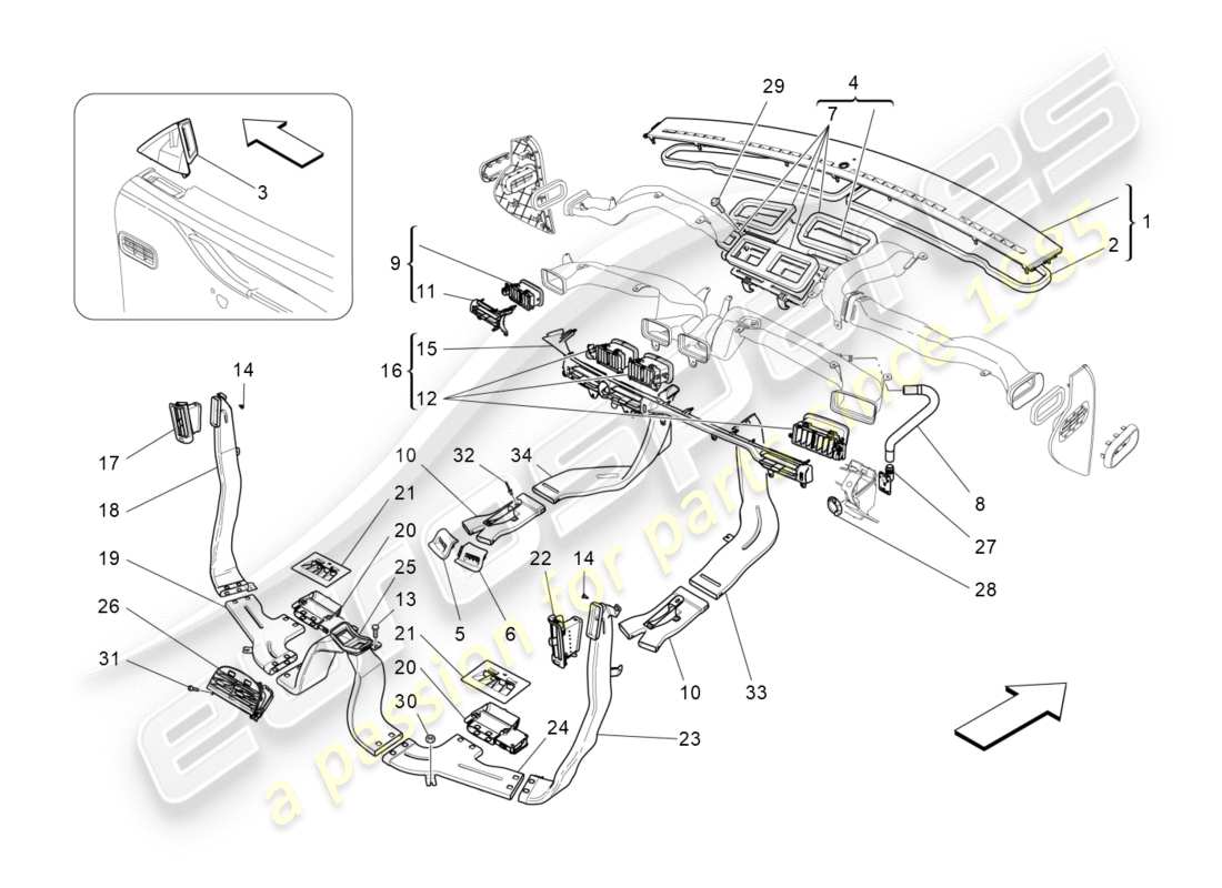 part diagram containing part number 670001501