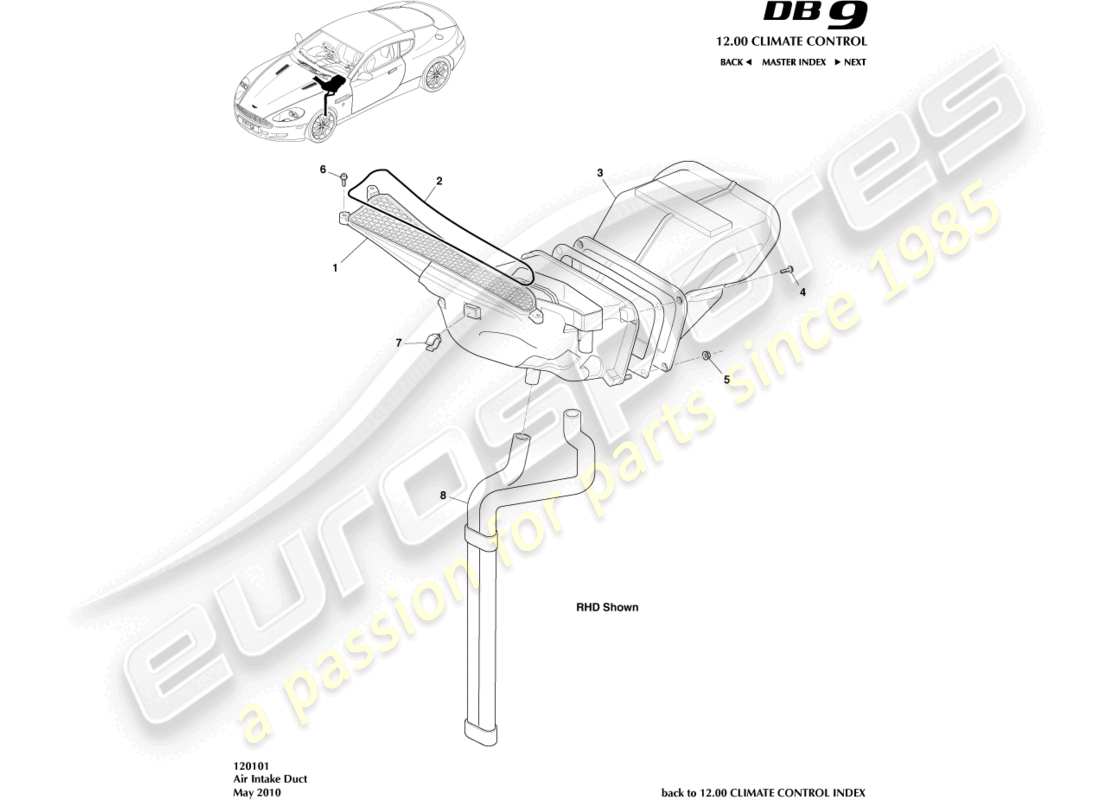 part diagram containing part number 4g43-3810-bb