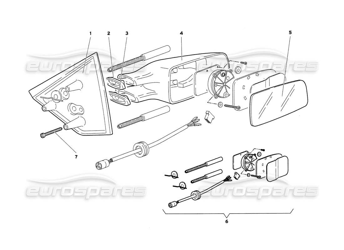 a part diagram from the Lamborghini Diablo 6.0 (2001) parts catalogue