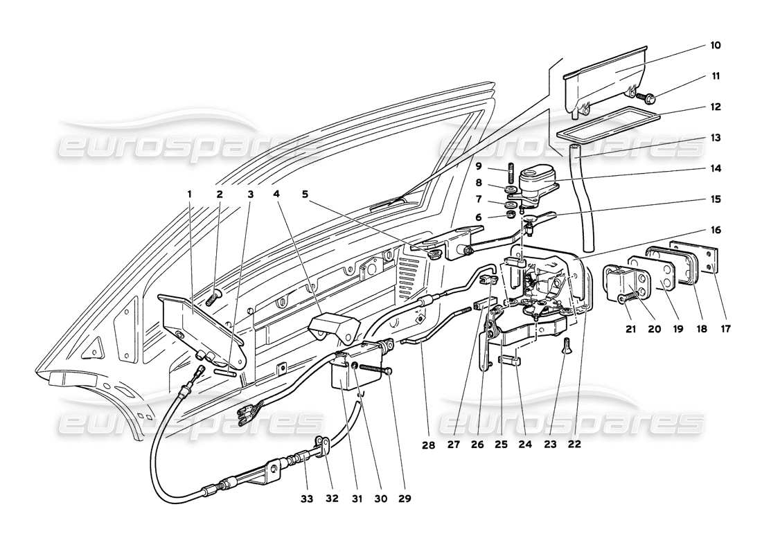 a part diagram from the lamborghini diablo 6.0 (2001) parts catalogue