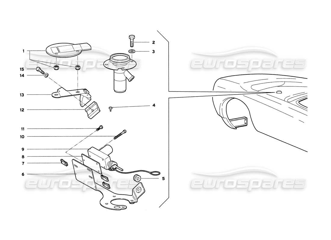 a part diagram from the lamborghini diablo 6.0 (2001) parts catalogue