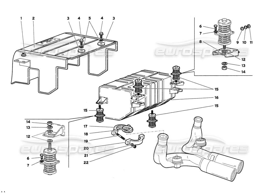 a part diagram from the lamborghini diablo 6.0 (2001) parts catalogue