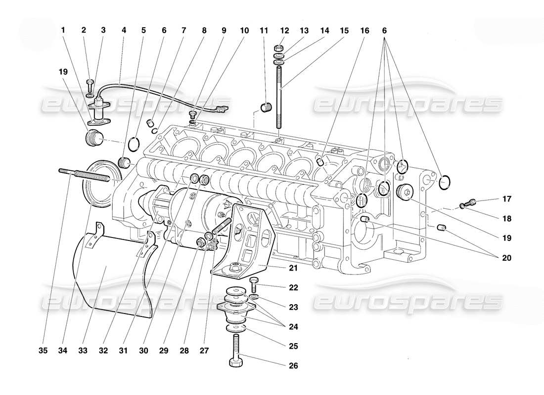 part diagram containing part number lengdiablose30